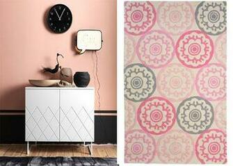 Peach And Gray Decorating