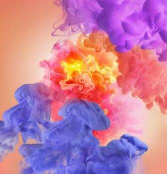 Colorful Clouds Huawei P20 Pro Stock Wallpaper