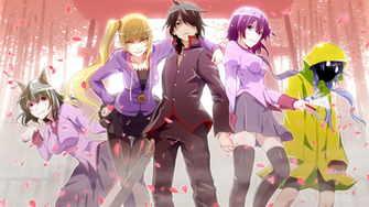 Monogatari Series HD Wallpaper Background Image