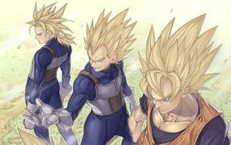 Super Saiyan Trunks Goku And Vegeta Wallpaper Dragon
