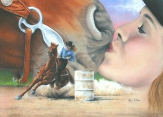 Barrel Racing Babe