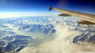 Aerial Of The Alps Wallpaper