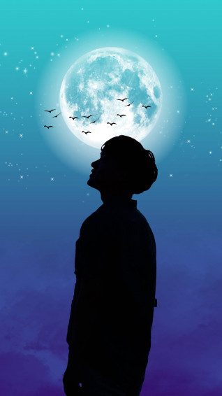 Boy Shadow Wallpaper
