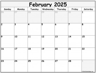 Printable Calendar Without Ing February Wallpaper