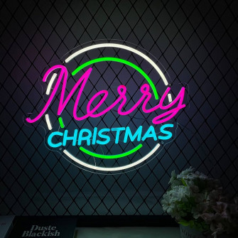 Amazon Doymeille Merry Christmas Logo Neon Signs