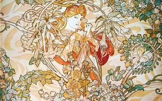 HD Alphonse Mucha Background Net