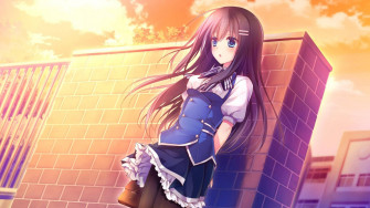 Anime School Scenery Wallpaper