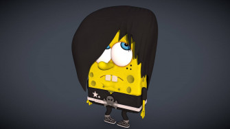 Emo Spongebob 3d Pfp Wallpaper
