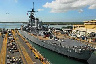 Wallpaper Ex Uss Missouri Leaves Drydock Definition