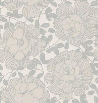 White Gray Wallpaper Designer Wallcovering Home Shop