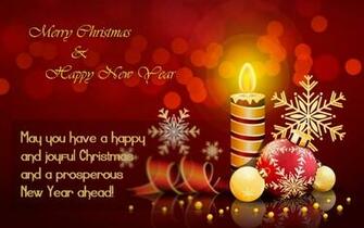 Merry Christmas And Happy New Year Wishes