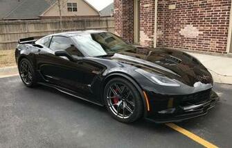 Wallpaper Z06 Corvette Chevrolet One Black Forged Chrome