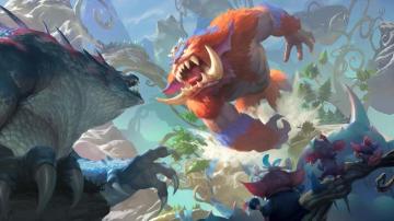 Mega Gnar Lol Runeterra Bandle City 4k Wallpaper iPhone HD Phone