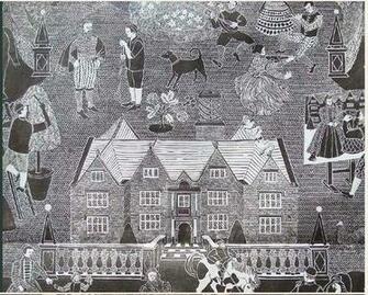 Manor House Wallpaper Marthe Armitage