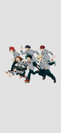 My Hero Academia Students Grey Wallpaper Mha
