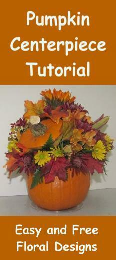 Fall Pumpkin Wedding Centerpieces