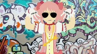 Shoujo Madoka Magica Kaname Anime Gangster Girls