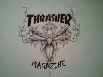 Thrasher Logo Wallpaper Magazine By