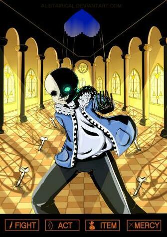 Undertale Spoiler Sans By Alistairical