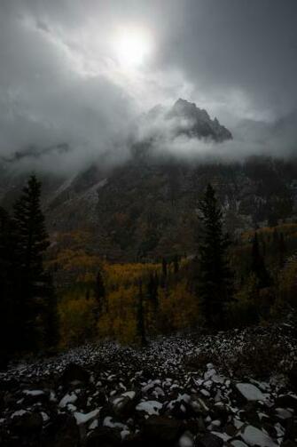 Pyramid Peak Maroon Bells Snowmass Wilderness Colorado Usa