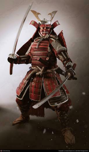 Samurai Warrior By Hasan Bajramovic 3d Cgsociety