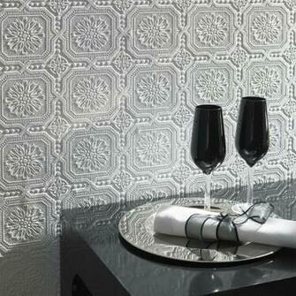 Shop Allen Roth Paintable Ceiling Tiles Wallpaper At Lowes