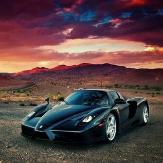 Super Sports Car Ferrari Enzo iPad Air Wallpaper iPhone