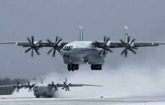 Wallpaper The Russian Air Force Antey An Transport Aircraft