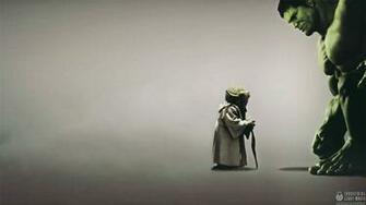 Hulk The Yoda Marvel Star Wars Comics Movies Wallpaper