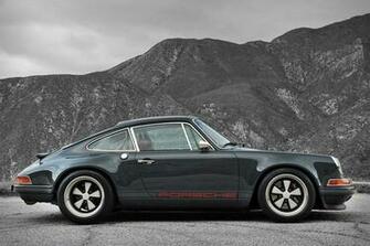 Singer Porsche Silver Rear Wallpaper Pictures