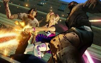 Lollipop Chainsaw Fighting Wallpaper