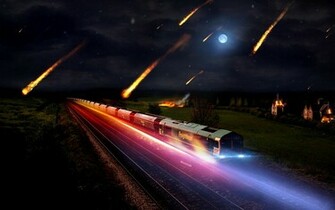 Meteor Shower Wallpaper