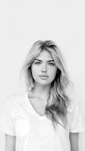 Kate Upton B W iPhone 3wallpaper Parallax