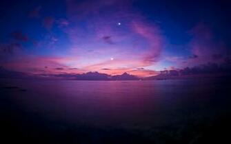 Purple Sunset Wallpaper HD