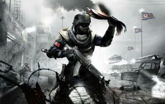 Rifles Soldiers Video Games War North Korea Homefront Artwork