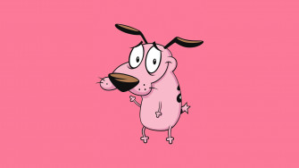 Courage The Cowardly Dog Minimal 4k HD Wallpaper Image Photos And