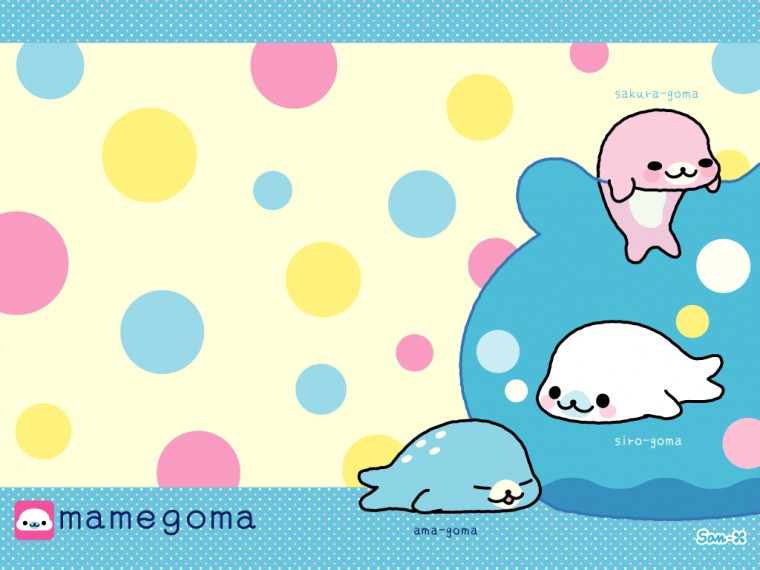 Mamegoma Kawaii Wallpaper