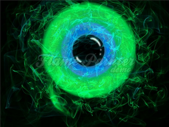 Flaming Septic Eye Sam By Llapdog