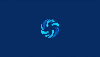 Blue Logo Wallpaper