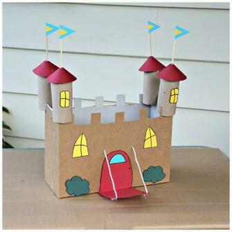 Make A Castle For Your Kids Using Recycled Cardboard HD Walls