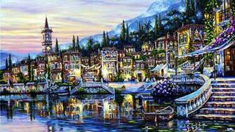 Mediterranean City Desktop Pc And Mac Wallpaper