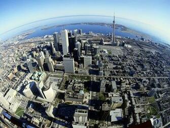Of Toronto Canada Birds Eye Wallpaper