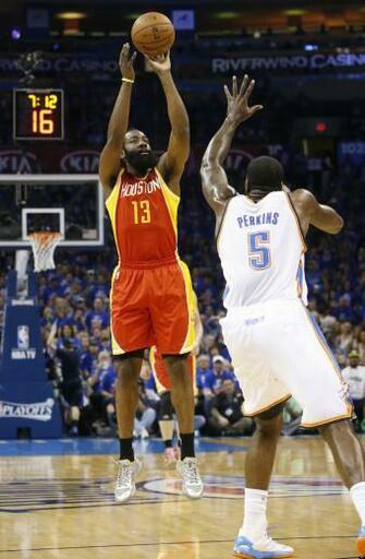 James Harden Shooting Rockets O Jpg