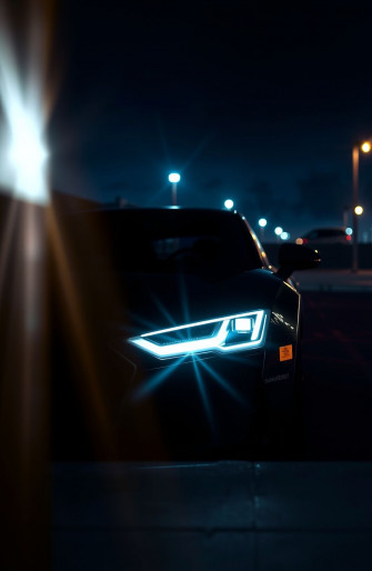 Audi Headlights Wallpaper