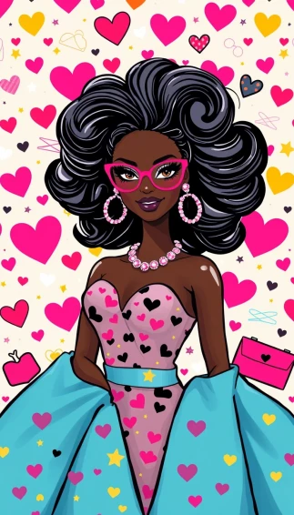 Black Barbie Wallpaper