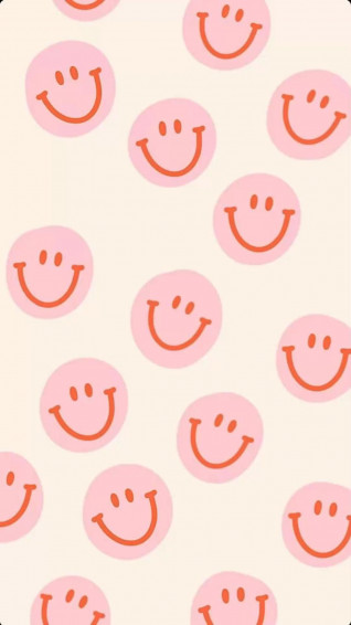 Cute Background Phone Wallpaper Smiley Faces Simple