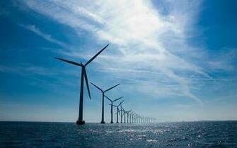 Wind Turbines Copenhangen Desktop Wallpaper Pre Wallcaper Net