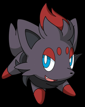 Vector Kizarin Zorua The Tricky Fox Pok Mon To