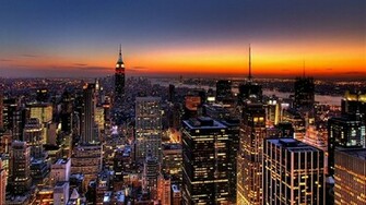 Cityscape Night Wallpaper High Resolution HD