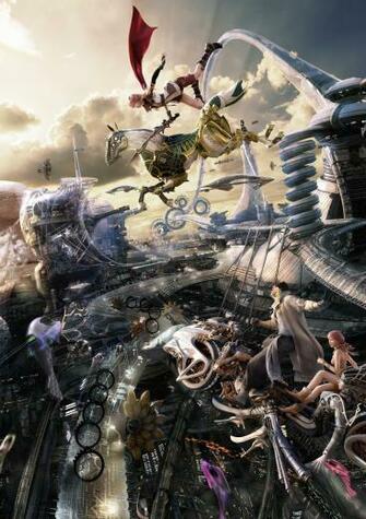 Snow Villiers Spaceship Claire Farron Oerba Dia Vanille